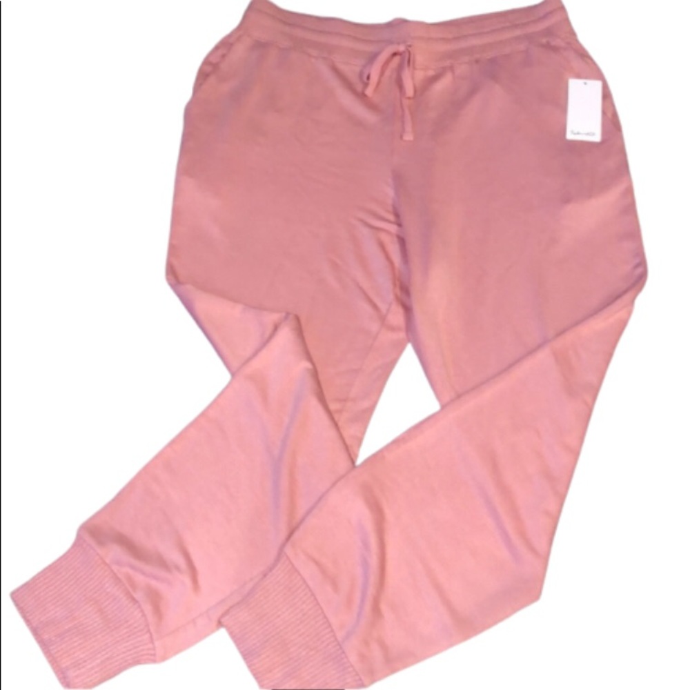 SPLENDID BLUSH PINK JOGGERS • sz L • NWT